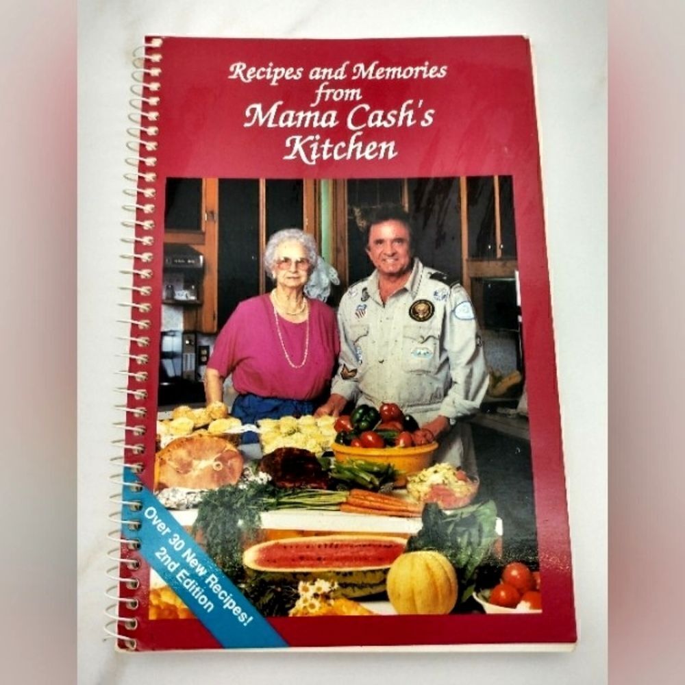 Johnny Cash Mama Cash Recipe Cook Book Kitchen Dining Home